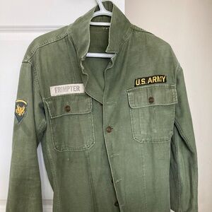VINTAGE KOREAN WAR US ARMY - OG 107 shirt